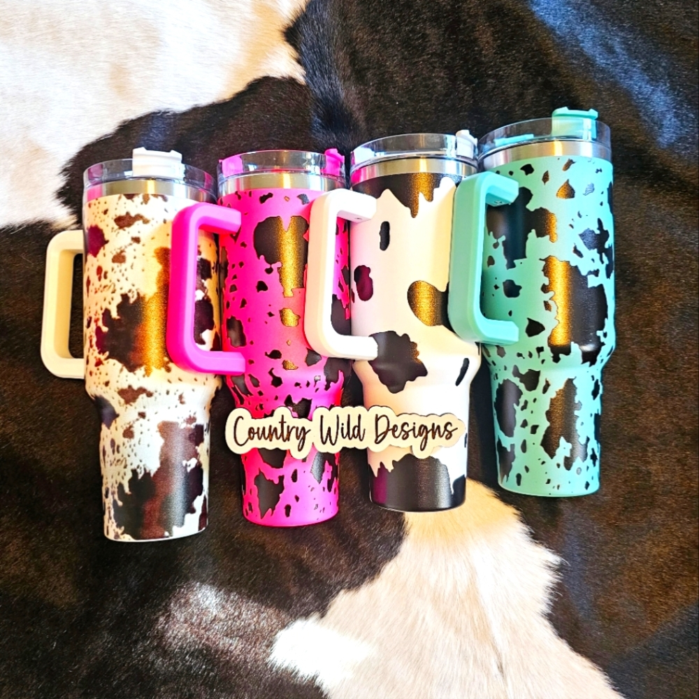 40oz Cow Tumbler SOLD OUT